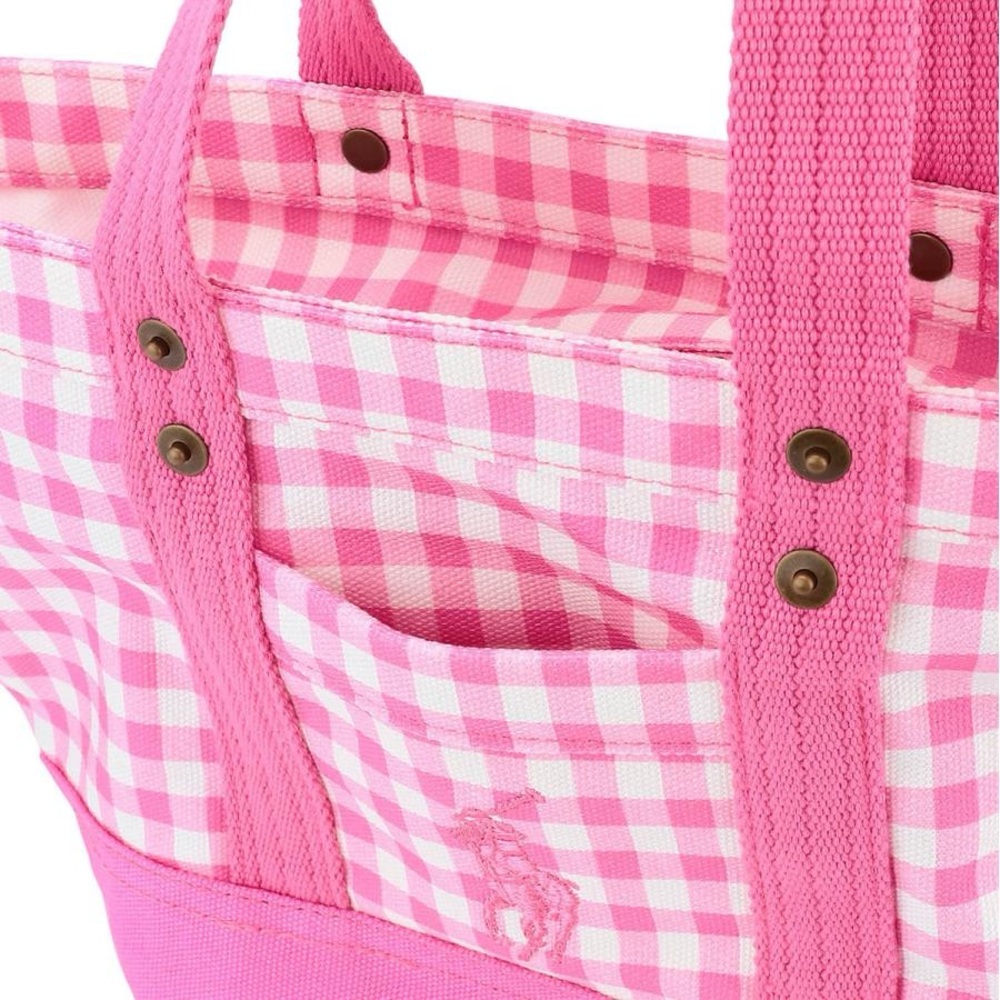 Polo by Ralph Lauren Pink Gingham Tote - Picture 2 of 4